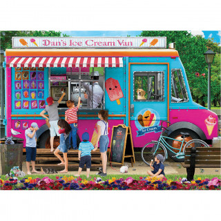 PUZZLE 1000 DELOVA 6000-5519 DAN'S ICE CREAM VAN P.NORMAND 