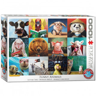PUZZLE 1000 DELOVA 6000-5524 FUNNY ANIMALS BY L. 