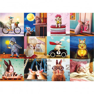 PUZZLE 1000 DELOVA 6000-5693 FUNNY BUNNIES 