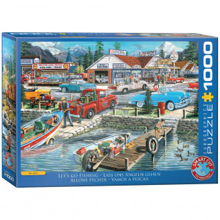 PUZZLE 1000 DELOVA 6000-5868 LET'S GO FISHING BY KEN ZYLLA 