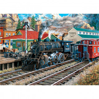PUZZLE 1000 DELOVA 6000-5876 OLD DEPOT STATION BY KEN ZYLLA 