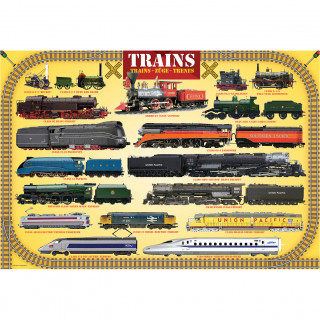 PUZZLE 100 DELOVA  6100-0090 TRAINS 