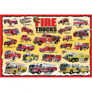 PUZZLE 100 DELOVA  6100-0239 FIRE TRUCKS 