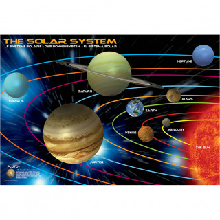 PUZZLE 100 DELOVA  6100-1009 THE SOLAR SYSTEM 
