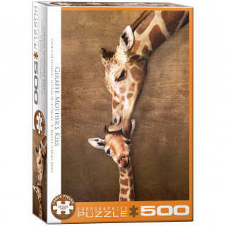 PUZZLE 500 DELOVA  6500-0301 GIRAFFR MOTHER'S KISS 