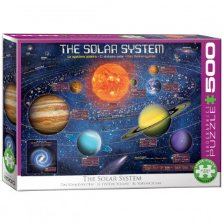 PUZZLE 500 DELOVA  6500-5369 THE SOLAR SYSTEM ILLUSTRATED 