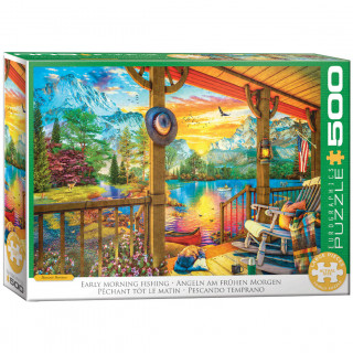 PUZZLE 500 DELOVA  6500-5884 EARLY MORNING FISHING 