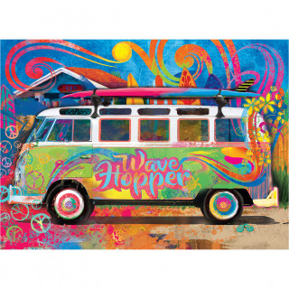 PUZZLE 550 DELOVA 8551-5561 VW BUS TIN WITH PUZZLE 