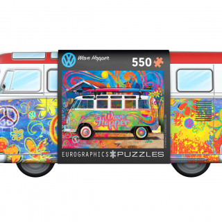 PUZZLE 550 DELOVA 8551-5561 VW BUS TIN WITH PUZZLE 