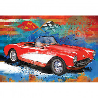 PUZZLE 550 DELOVA 8551-5599 CORVETTE CRUISING TIN 