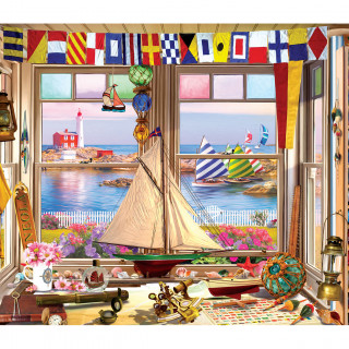 PUZZLE 550 DELOVA 8551-5995 LIGHTHOUSE TIN 