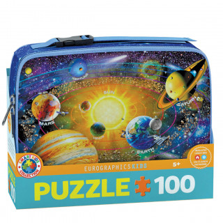 PUZZLE  LUNCH BOX  9100-5486 SOLAR SYSTEM 