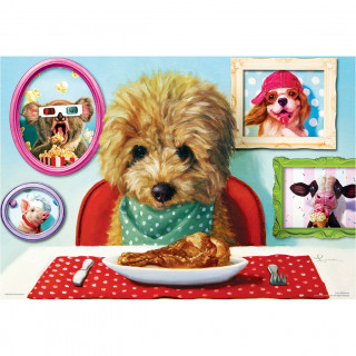 PUZZLE LUNCH BOX  9100-5818  DINNER TIME BY HEFFERNAN 