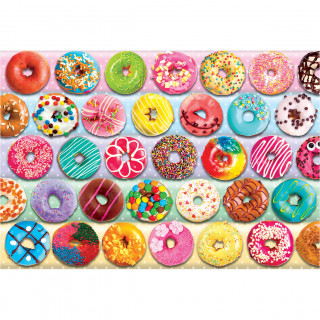 PUZZLE  LUNCH BOX  9100-5825 DELIGHTFUL DONUTS 