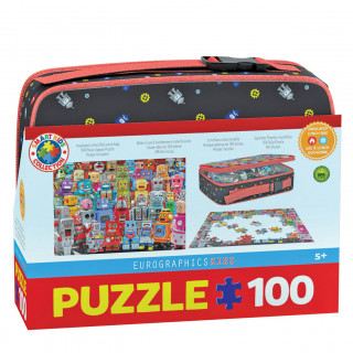 PUZZLE LUNCH BOX  9100-5827 ROBOTS 