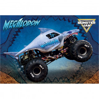 PUZZLE LUNCH BOX  9100-5939 MEGALODON MONSTER JAM 