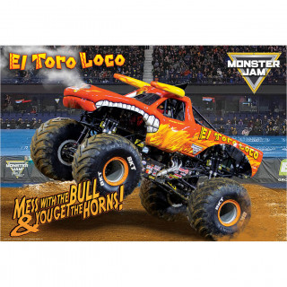 PUZZLE LUNCH BOX  9100-5940 EL TORO LOCO MONSTER JAM 