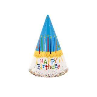 PARTY KAPA 6/1 PLAVA 15CM OCTOPUS UNL-2527 