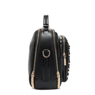 TORBA NICOLE LEE P17202 LOGO BLACK SS2025 