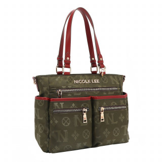 TORBA NICOLE LEE N17226 OLIVE SS2025 
