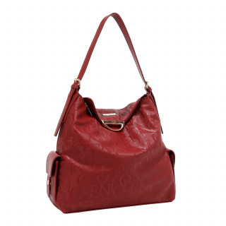 TORBA NICOLE LEE EMB17509 BURGUNDY 