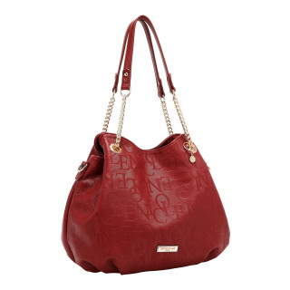 TORBA NICOLE LEE EMB17512 BURGUNDY 
