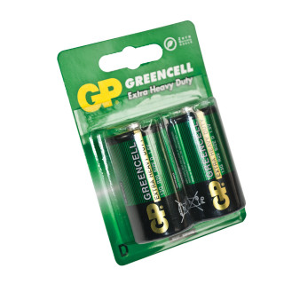 BATERIJE GP GREENCELL 2/1 R20 1.5V 13GU2 