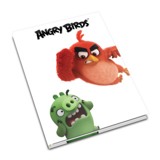 SVESKA A5 TVRDI POVEZ SITNI KARO 80L ANGRY BIRDS 70gr 