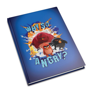 SVESKA A5 TVRDI POVEZ SITNI KARO 80L ANGRY BIRDS 70gr 