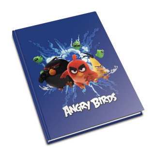 SVESKA A5 TVRDI POVEZ SITNI KARO 80L ANGRY BIRDS 70gr 