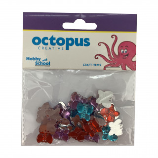 DEKORATIVNI CIRKONI LEPTIRIĆI 15X14mm 40kom OCTOPUS UNL-0926 