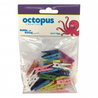 DEKORATIVNE ŠTIPALJKE 20/1 30x8mm UNL-1027 OCTOPUS 