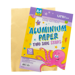 DEKORATIVNI PAPIR ALUMINIJUMSKI 10/1 ZLATNI UNL-1097 