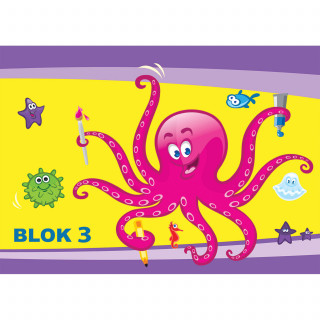 BLOK ZA CRTANJE BR.3 OCTOPUS UNL-0063 