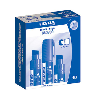 MARKER PLAVI LYRA GROSSO 4-12mm 4030051 