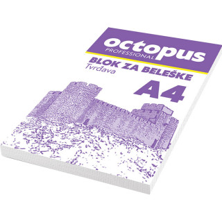 BLOK ZA BELEŠKE A4 50L OCTOPUS UNL-0526 