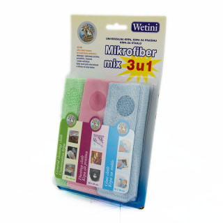 KRPA MICROFIBER 3/1 30x30cm WETINI BLISTER 8725 