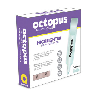 TEXT MARKER PASTEL ROZI OCTOPUS UNL-1189 