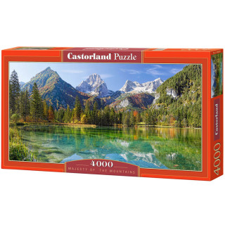 PUZZLE 4000 DELOVA C-400065-2 MAJESTY OF THE MOUNTAINS CASTORLAND 