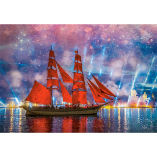 PUZZLE 1000 DELOVA C-104482-2 RED FRIGATE CASTORLAND 