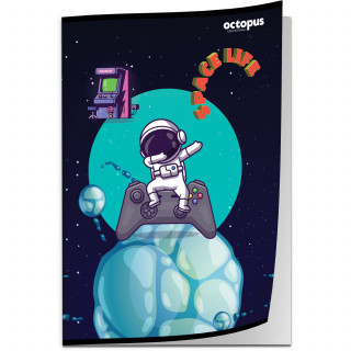 SVESKA A4 DIKTO 52L SPACE LIFE 80g OCTOPUS UNL-1802 