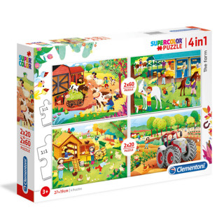 PUZZLE 2X20+2X60 THE FARM CL21304 