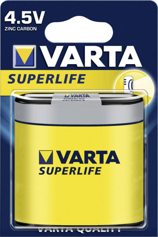 BATERIJE VARTA 3R12 4.5V SUPERLIFE CINK-CARBON 