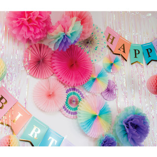 PARTY POMPOM SET 3/1 PASTEL UNL-1374 