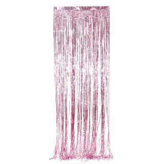 PARTY FRINGE CURTAIN 1/1 PINK UNL-1387 