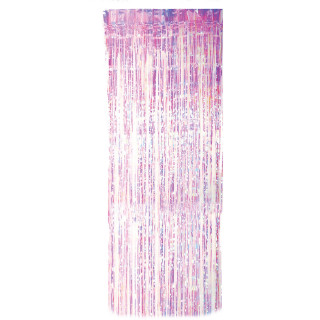 PARTY FRINGE CURTAIN 1/1 IRIDESCENT UNL-1390 