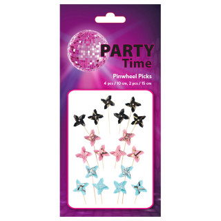 PARTY PINWHEEL PICK 6/1 PINK UNL-1428 