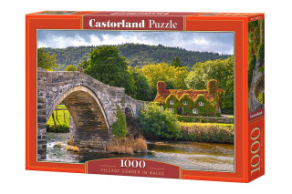 PUZZLE 1000 DELOVA C-104673-2 VILLAGE CORNER IN WALES 