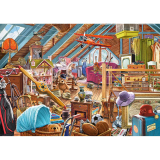 PUZZLE 500 DELOVA B-53407 THE CLUTTERED ATTIC CASTORLAND 