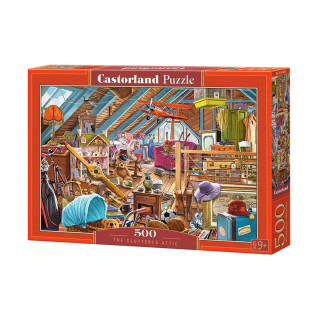 PUZZLE 500 DELOVA B-53407 THE CLUTTERED ATTIC CASTORLAND 